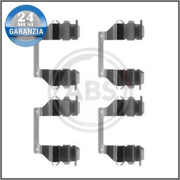 KIT ACCESSORI PASTIGLIA FRENO A.B.S. PER MITSUBISHI PAJERO I MITSUBISHI L300 III