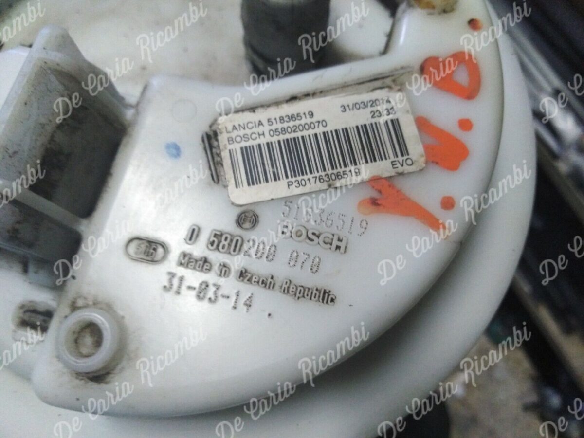 0580200070 51836519 pompa carburante galleggiante per lancia 373043606151 0580200070 / 51836519 pompa carburante galleggiante per lancia
