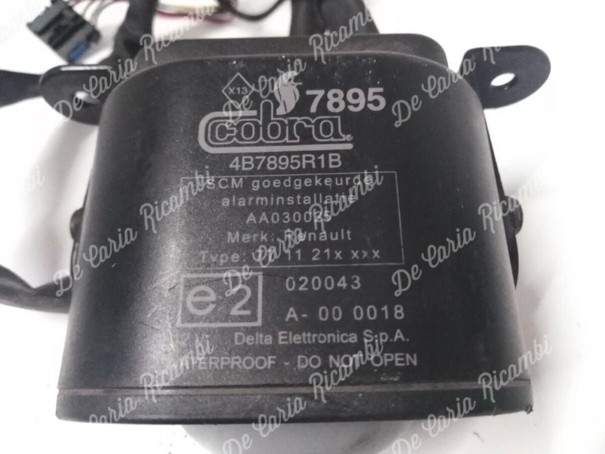 4b7895r1b sirena di allarme per renault laguna b 373059559471 4b7895r1b sirena di allarme per renault laguna b