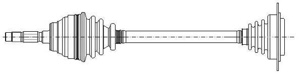 SEMIASSE ASSALE ANT SX DX PER FIAT BRAVA BRAVO I (182_): 1.9 TD 75 100 S 95>03