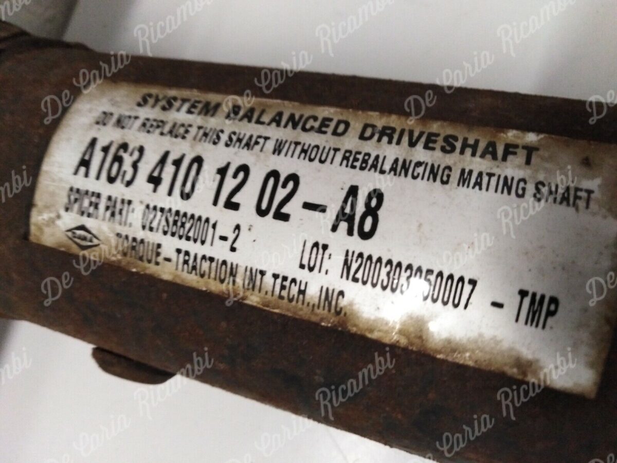 a1634101202 albero trasmissione posteriore per mercedes ml w163 373041688962 4 a1634101202 albero trasmissione posteriore per mercedes ml (w163)