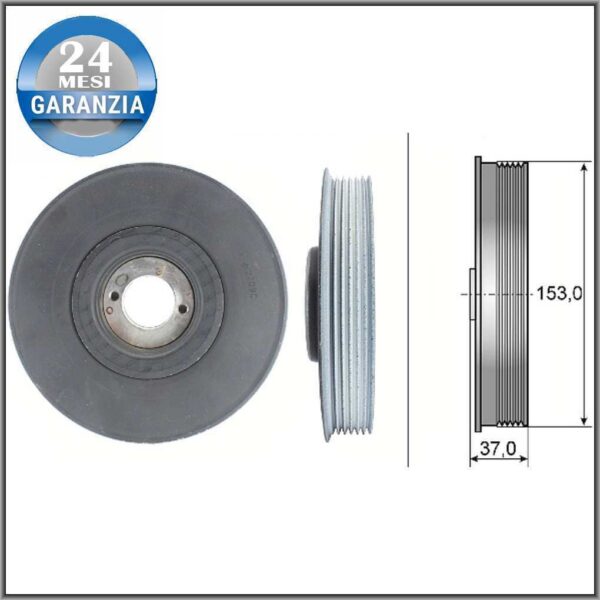 PULEGGIA CINGHIA ALBERO A GOMITI LHOTZE PER CITROEN XSARA PICASSO PEUGEOT EXPERT