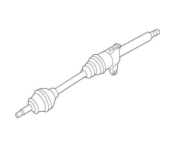 SEMIASSE ALBERO MOTORE LATO DX PER MINI ONE D COUNTRYMAN PACEMAN COOPER R60 R61