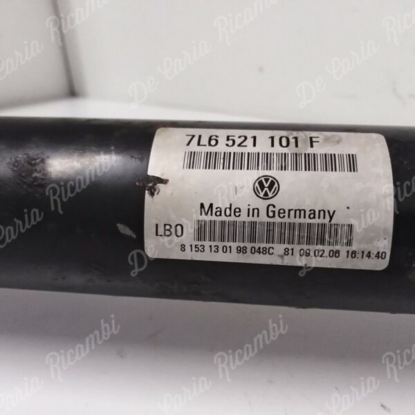 7L0521101F ALBERO TRASMISSIONE ANT PER AUDI VW PORSCHE