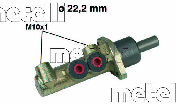 CILINDRO MAESTRO DEL FRENO METELLI PER FIAT FIORINO CASSONE FIAT FIORINO PICK