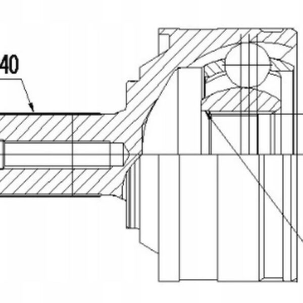 GIUNTO LATO ESTERNO EXTRAPARTS PER VOLVO XC90 II VOLVO XC60 II