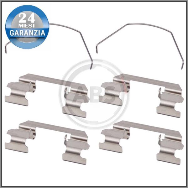 KIT ACCESSORI PASTIGLIA FRENO A.B.S. PER NISSAN TIIDA 2 NISSAN TIIDA TRE