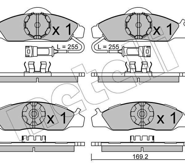 KIT PASTIGLIE FRENO FRENO A DISCO METELLI PER SSANGYONG KORANDO SSANGYONG KORAND