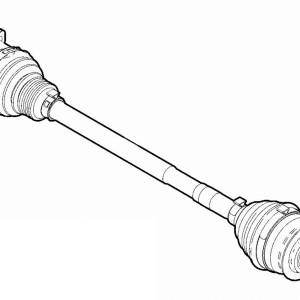 SEMIASSE POST DIFFERENZIALE PER PANDA 4X4 (169) ADATTABILE ORIGINALE 51877830