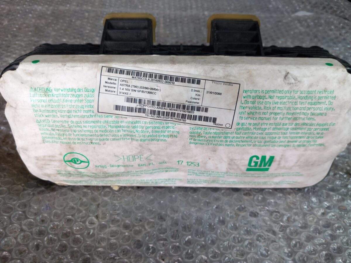airbag per opel astra g gm 90561101 90 561 101 1610662 388039221146 airbag per opel astra g gm 90561101 / 90 561 101 / 1610662