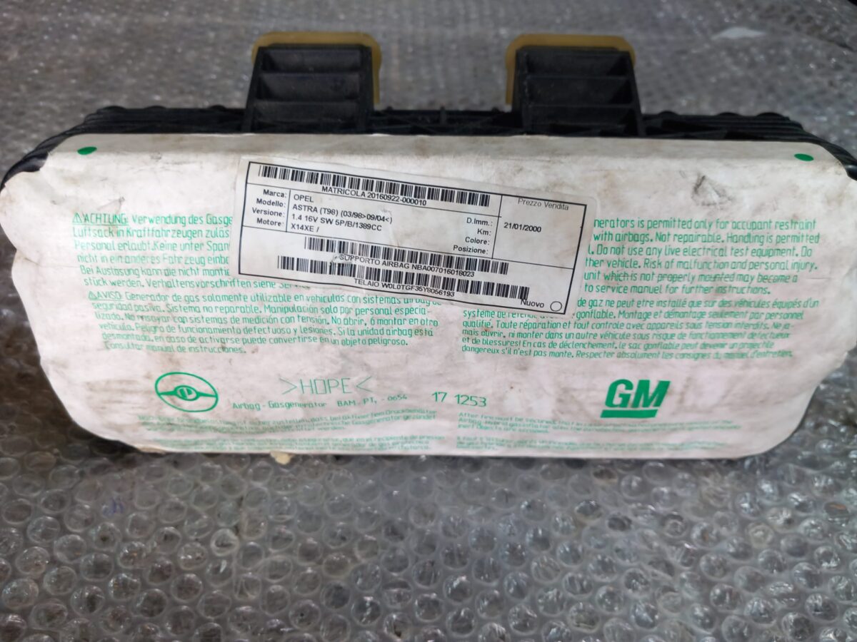 airbag per opel astra g gm 90561101 90 561 101 1610662 388039221146 2 airbag per opel astra g gm 90561101 / 90 561 101 / 1610662