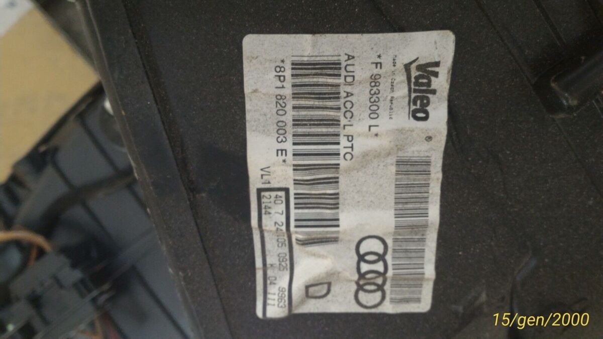box aria condizionata ventilazione abitacolo 8p1820003e per audi a3 8p 143052538956 3 box aria condizionata ventilazione abitacolo 8p1820003e per audi a3 8p