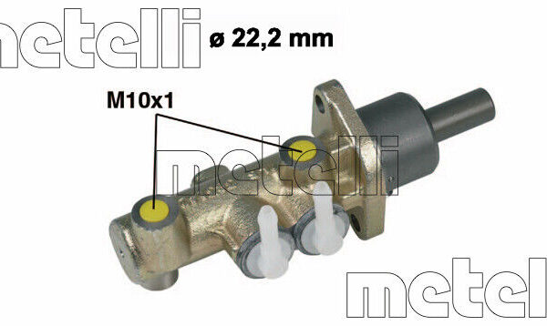 CILINDRO MAESTRO DEL FRENO METELLI PER FIAT PALIO WEEKEND FIAT STRADA PICK FIAT