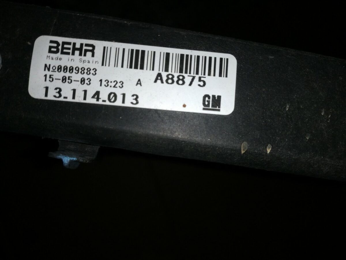 condensatore climatizzatore per opel corsa c x01 17 di 2000 143172740529 2 condensatore, climatizzatore per opel corsa c (x01): 1.7 di 2000>