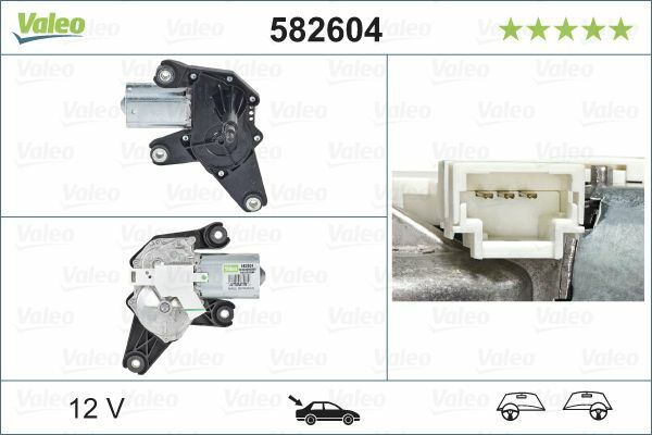 Motore tergicristallo posteriore per DACIA DUSTER SANDERO